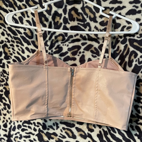 Haute Monde Skirt Set Faux Leather Size Medium, new without tags. - Picture 3 of 7